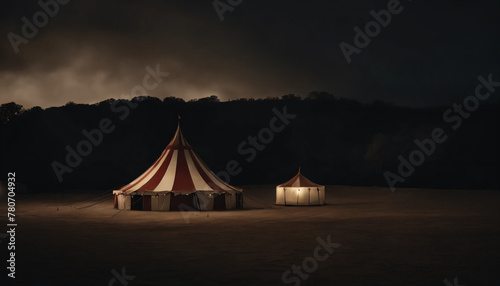 circus tent in the night © atonp