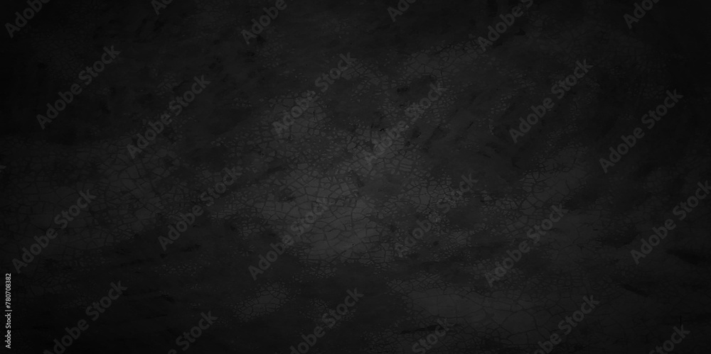 Black grunge wall texture, concrete cement background. Vintage or grungy black background of natural cement or stone old texture as a retro pattern wall.