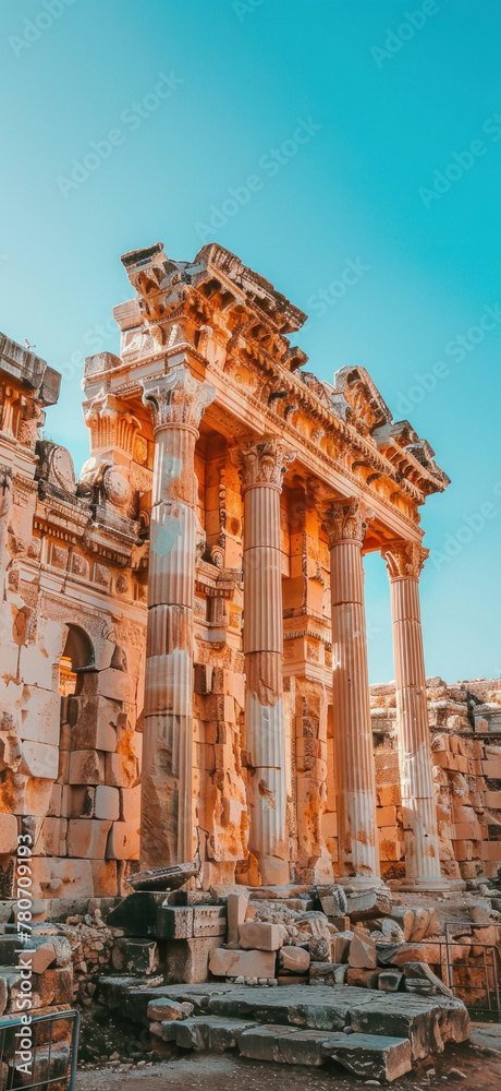 Desolate Ruins Aerial Perspective, Amazing and simple wallpaper, for mobile