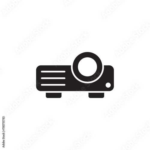 projector icon vector educate sign