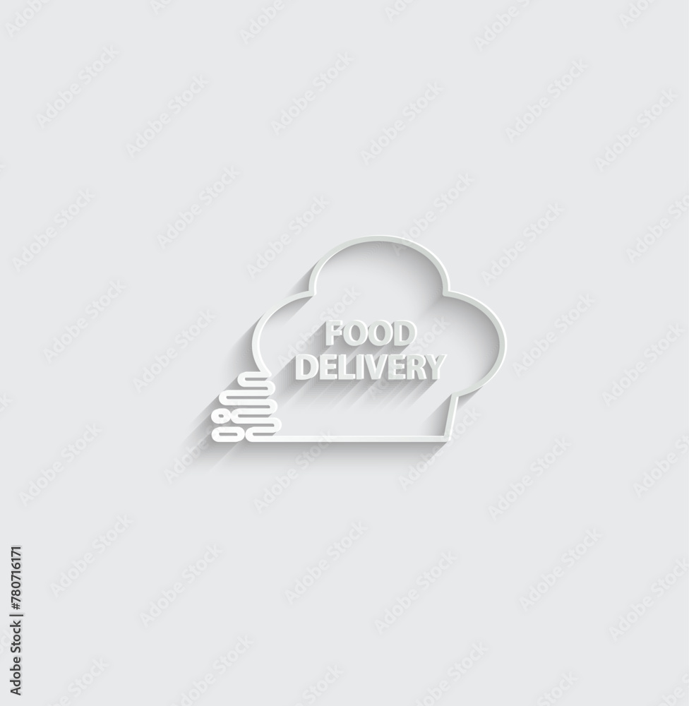 food delivery icon online food shopping logo food delivery icon online food shopping logo