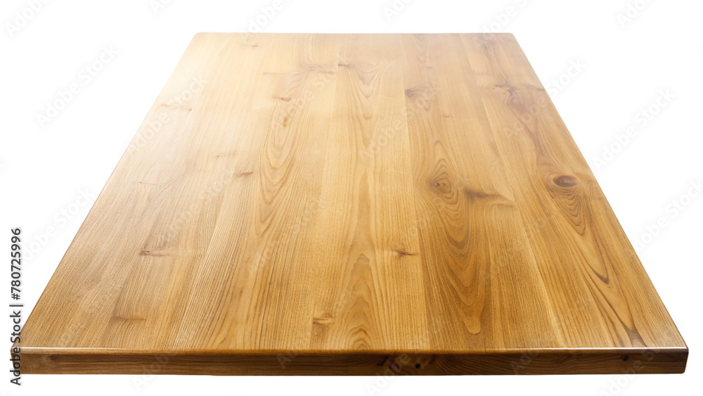 Empty wooden table isolated on transparent background Empty wooden table isolated on transparent background