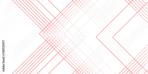 Abstract white gray and Red vector blueprint background with modern design. Vector abstract futuristic architecture concept with digital geometric connection Red lines.