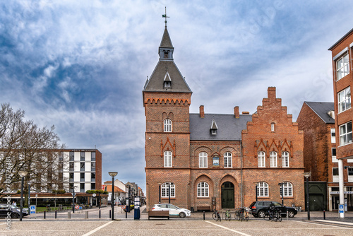 Old town hall in Esbjerg city, Denmark