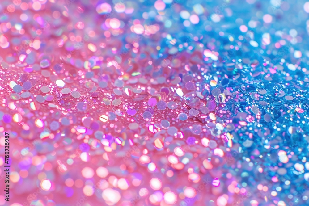 A pink and blue glitter and shine abstract background A pink and blue glitter and shine abstract background