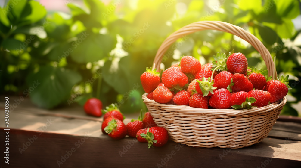 basket of strawberries basket of strawberries