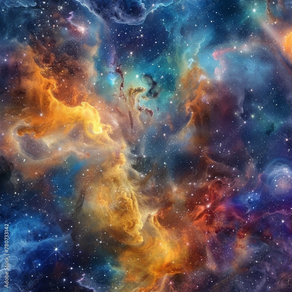 Obraz premium Galaxy and Space digital background
