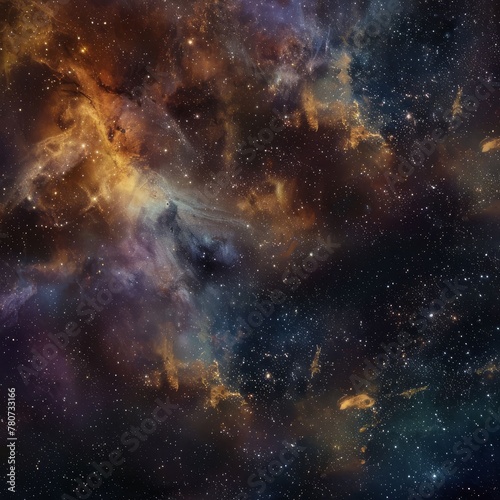 Galaxy and Space digital background