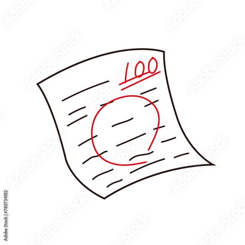 100点満点のテスト
