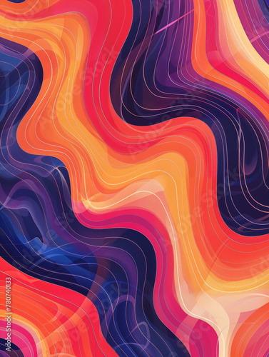 abstract colorful background pattern texture, waves of shades of colors 