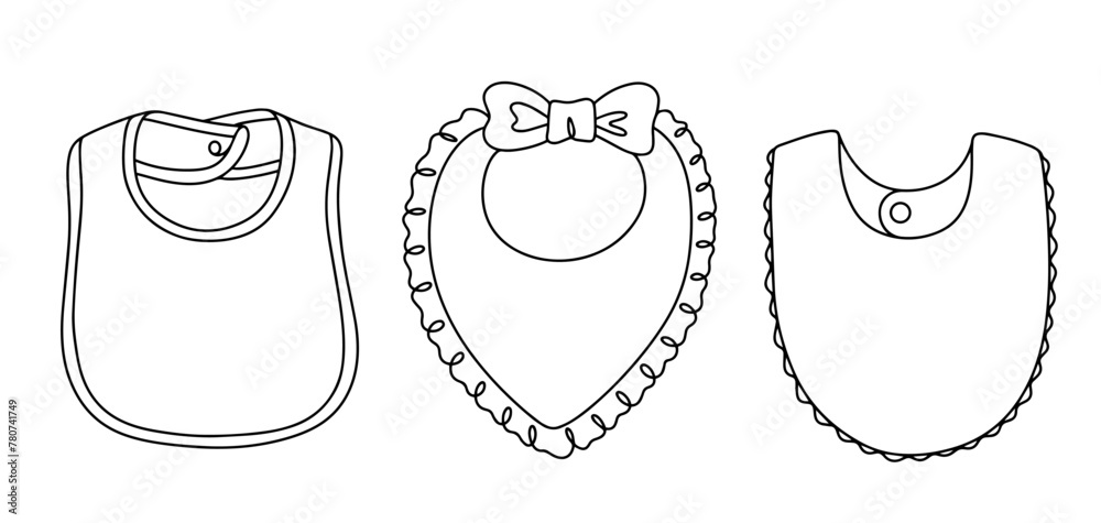 Fototapeta premium Baby bib