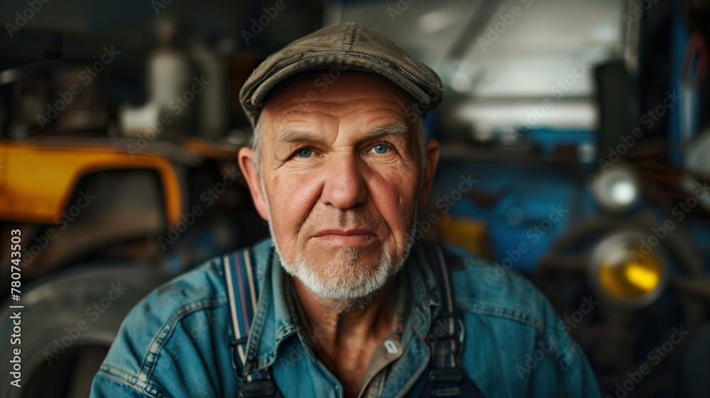friendly car repair man portrait frontal view. Car mechanic friendly car repair man portrait frontal view. Car mechanic