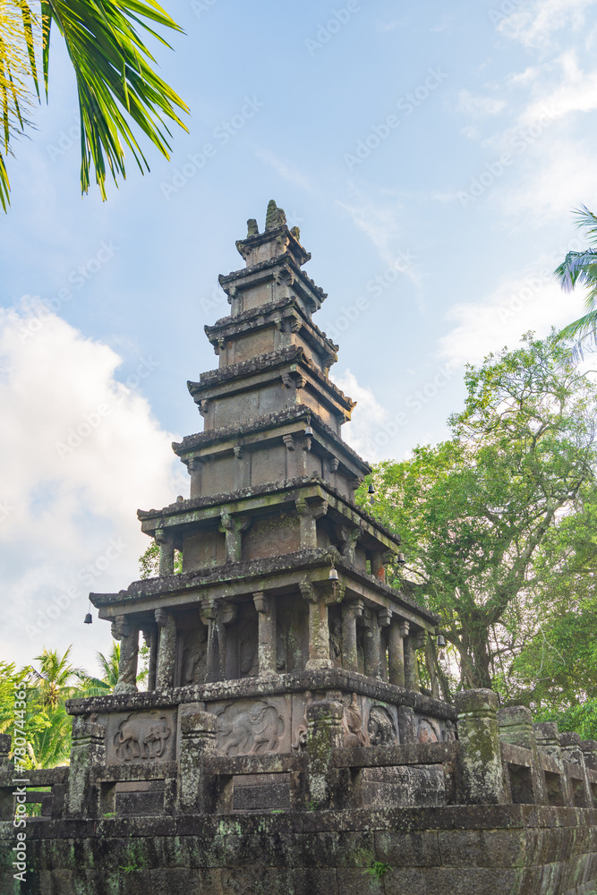 Summer scenery of Meilang Sisters Twin Towers in Chengmai, Hainan, China Summer scenery of Meilang Sisters Twin Towers in Chengmai, Hainan, China