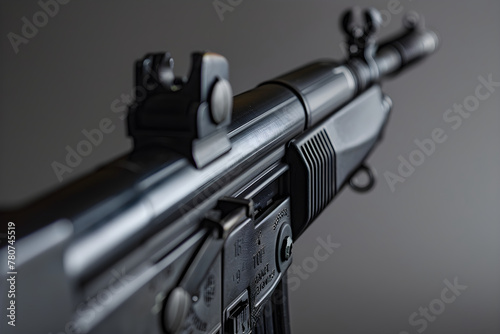 Detailed Isolation: A Close Encounter with the Compact and Powerful MP5 Submachine Gun