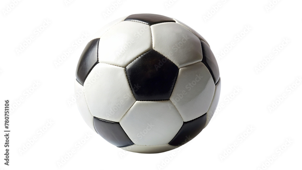 Fototapeta premium Soccer ball isolated on transparent background
