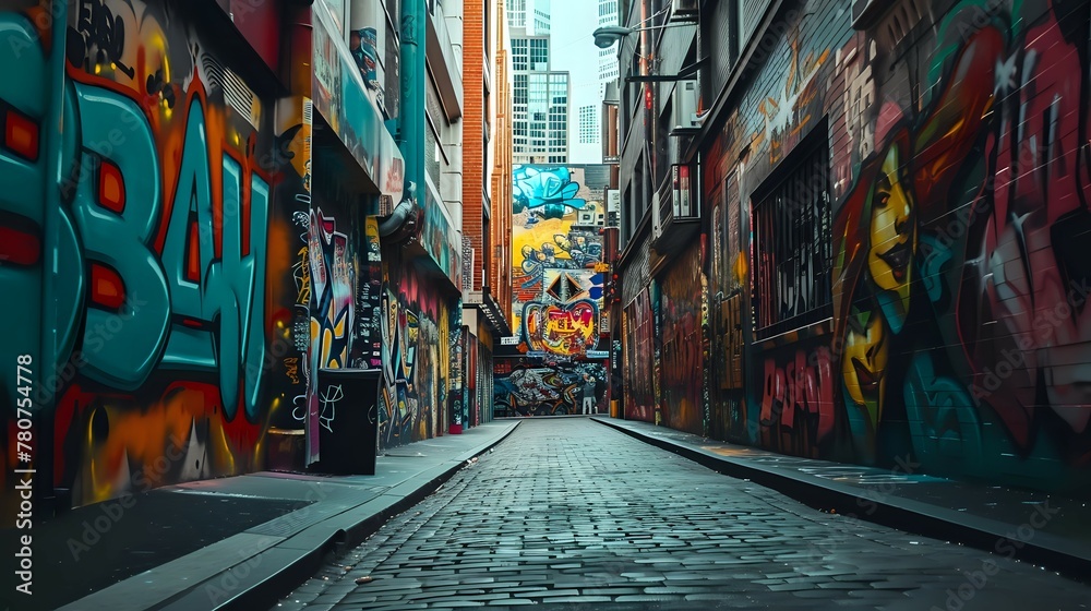 Vibrant Urban Mural Magic.