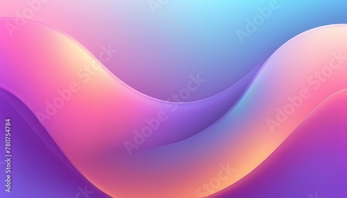 Wavy colorful background with 3D style. Modern liquid background. Abstract textured background with mixing pink  purple  blue  and orange colors.