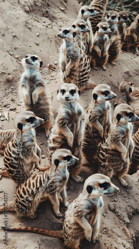 The Intriguing Social Behavior and Interactive Lifestyle of Meerkats © Mason