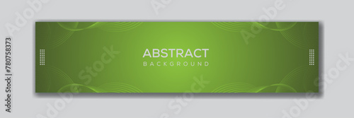 Abstract technology LinkedIn cover banner template with a stylish, contemporary design
