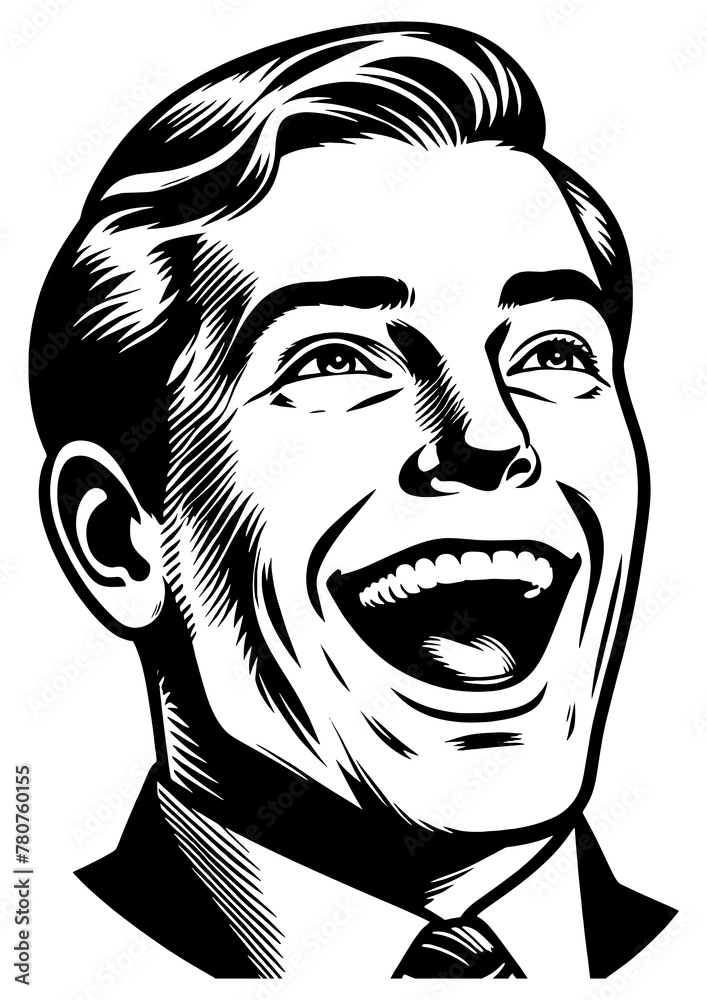 Ecstatic Happy businessman sketch PNG Ecstatic Happy businessman sketch PNG