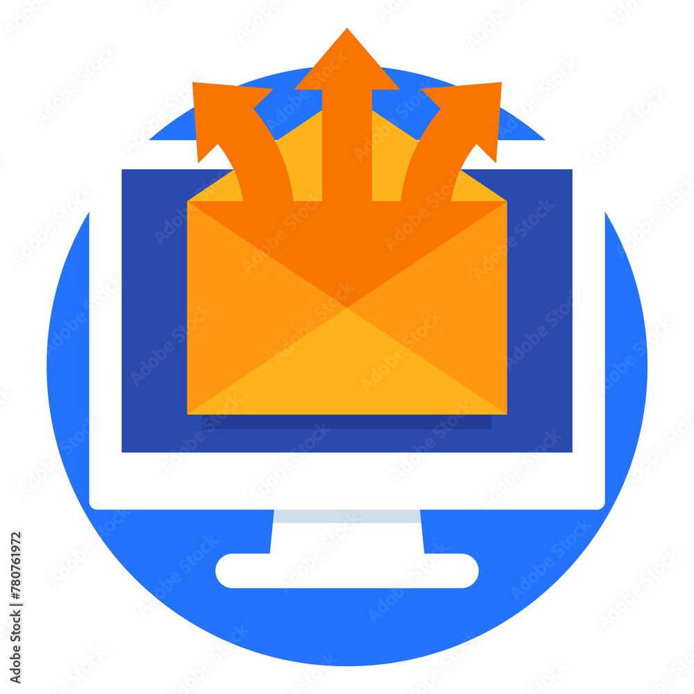 email service, mail distribution icon email service, mail distribution icon