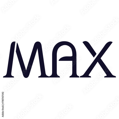 max logo vector graphic illustration