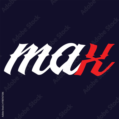 max logo vector graphic illustration