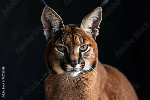 caracal  portrait of a lynx