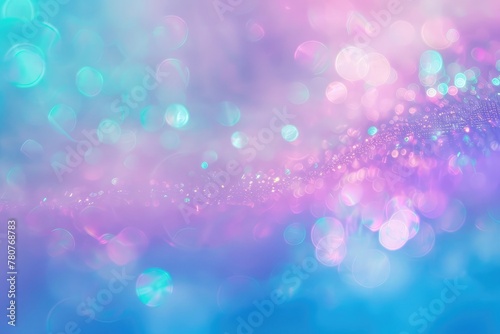 Blue  purple  green gradient. Soft pastel color gradient. Holographic blurred abstract background. © Anayat