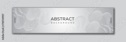 A template for a LinkedIn cover banner featuring an abstract technology design 