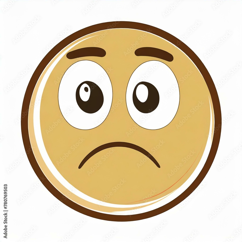 Fototapeta premium Sad face