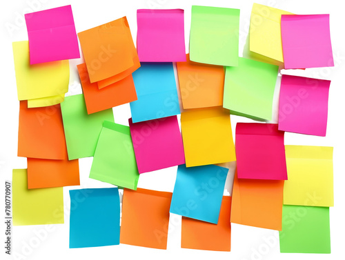 HD Colorful Sticky Notes in Various Sizes