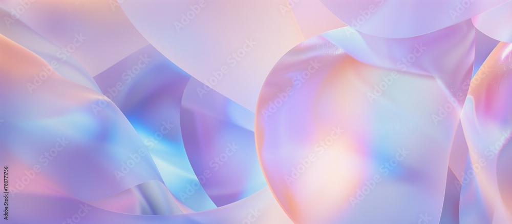 Holographic background with abstract shapes. Holographic background with abstract shapes.
