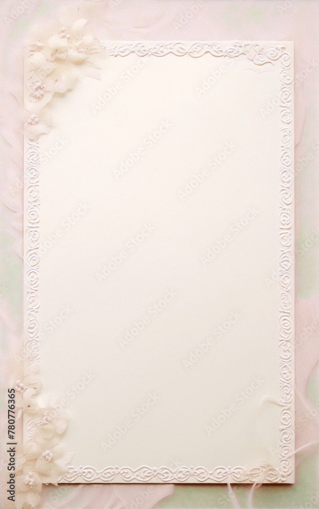 ornate blank wedding invitation with copy space ornate blank wedding invitation with copy space