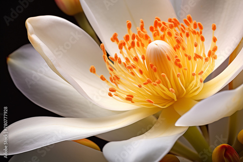 Michelia flower pistil , Macro photography photo