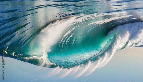 Sea wave Bright Colours isolated on transparent background