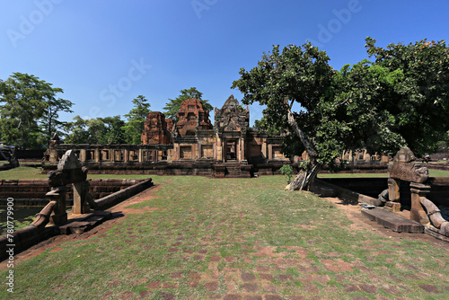 Prasat Muang Tam is a Khmer temple in Prakhon Chai district near Prasat Phanomrung Historical Park in Buriram Province, Thailand