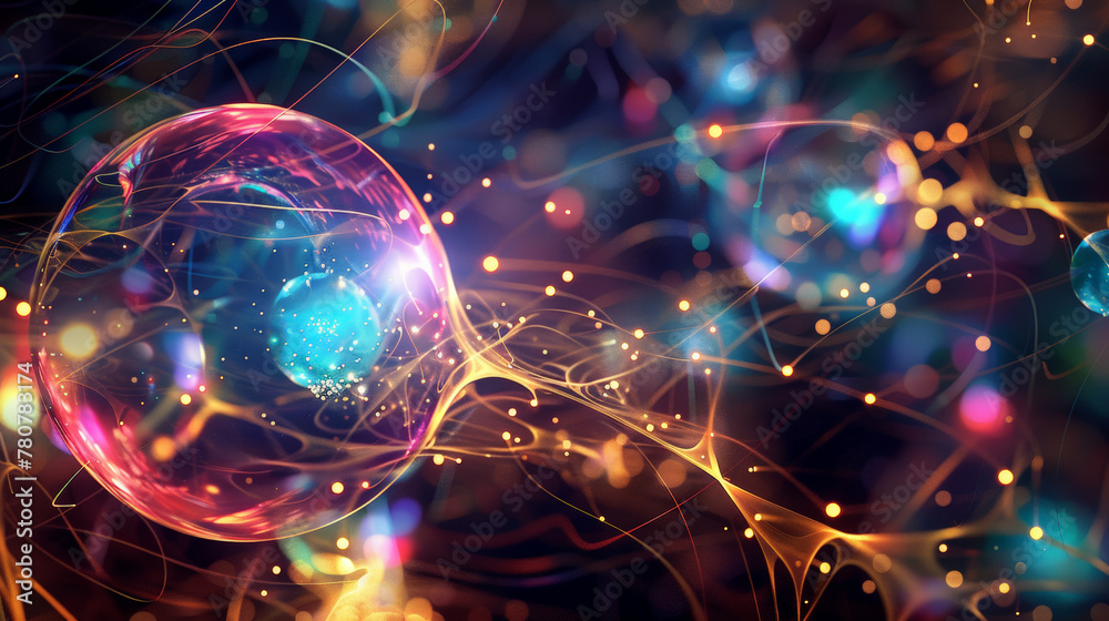 brain cells, futuristic brain brain cells, futuristic brain
