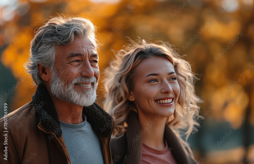 Stylish senior couple jogging in the park, wearing sportswear and smiling while running together outdoors at sunset. The concept of fitness for elderly people. 8k, real created by ai Stylish senior couple jogging in the park, wearing sportswear and smiling while running together outdoors at sunset. The concept of fitness for elderly people. 8k, real created by ai