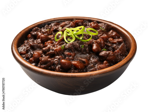 Beef And Black Bean Sauce isolated on transparent png background. Generative ai © ideaCuz Studio