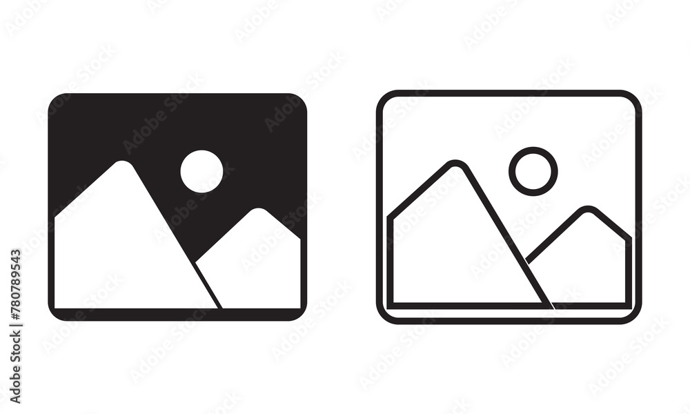 Picture icon vector. photo gallery sign and symbol. image icon. photo gallery icon vector. Picture icon vector. photo gallery sign and symbol. image icon. photo gallery icon vector.