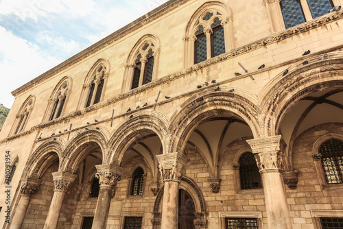 Old Town of Dubrovnik, Croatia. Old Town of Dubrovnik with traditional architecture, Croatia. 