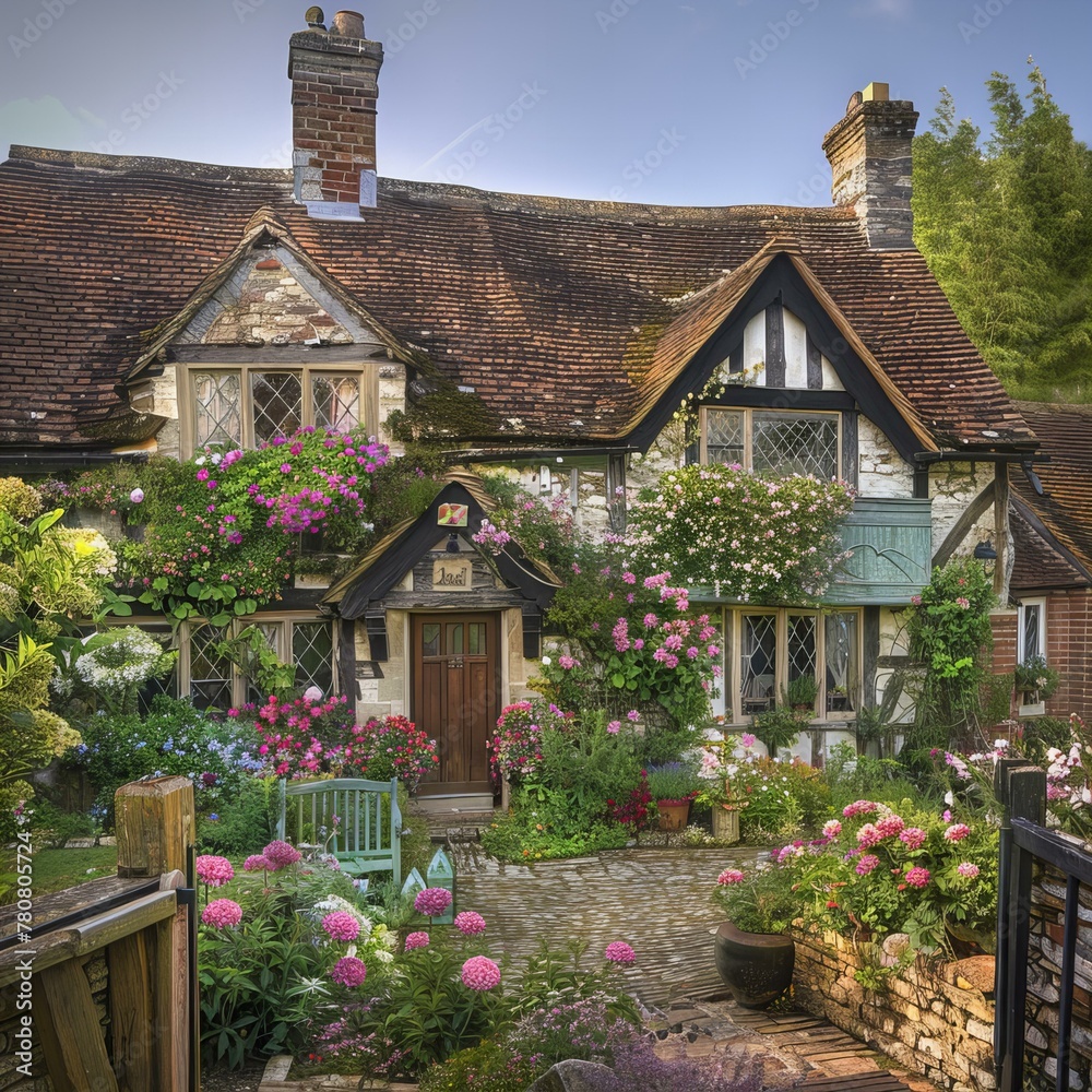 english village house