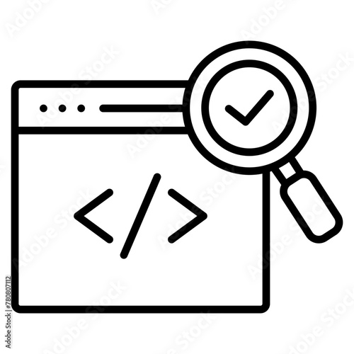 Code Review  Icon Element For Design