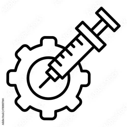 Dependency Injection  Icon Element For Design