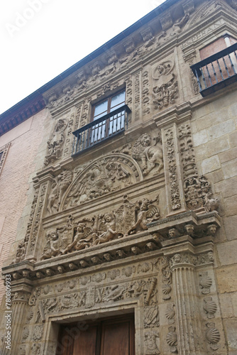 Historic building from Carrera del Darro  Granada  Spain 