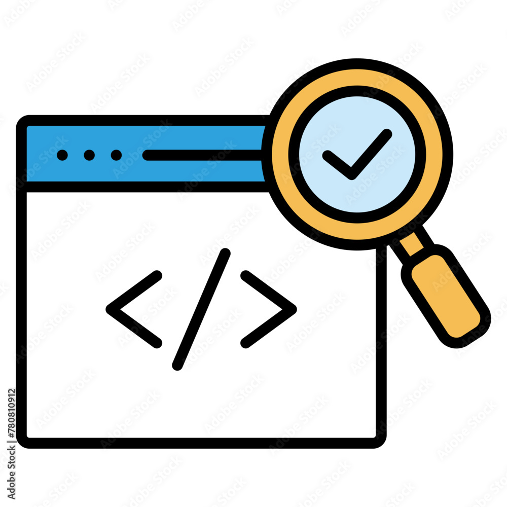 Code Review Icon Element For Design Code Review Icon Element For Design