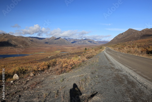 Typical landscape on Dempster Highway, Yukon