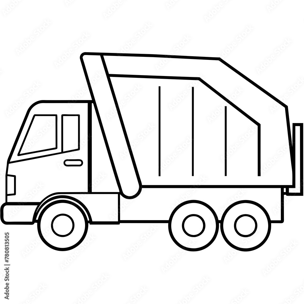 Garbage truck vector illustration Garbage truck vector illustration