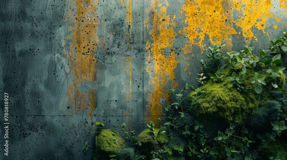A minimalist design in Mango Mojito and Terrarium Moss, portraying self-reflection in a dystopian world, with abstract patterns and negative space. A minimalist design in Mango Mojito and Terrarium Moss, portraying self-reflection in a dystopian world, with abstract patterns and negative space.